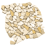 Mosaique en  pierre galets muros  Mosaiques "cassons"